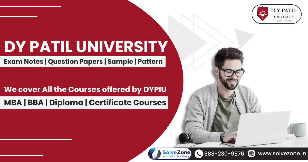 DY Patil University MBA Online Exam Notes