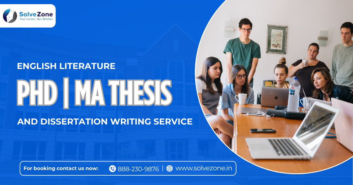 PHD and MA Thesis Dissertation in English Literature 