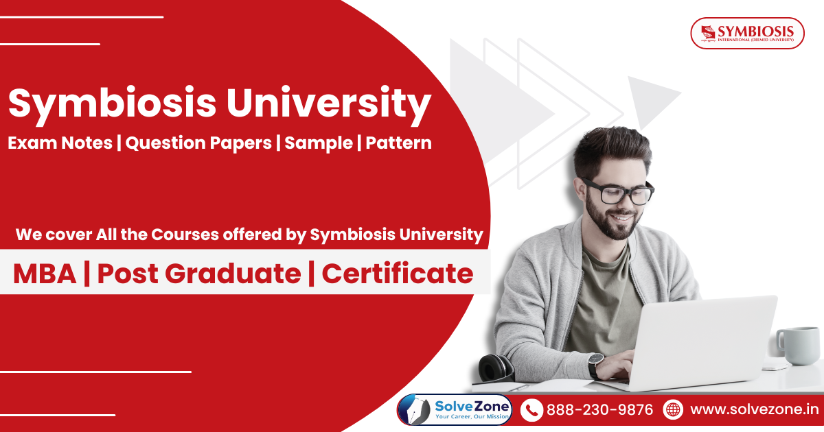 Symbiosis University MBA Online Exam Notes