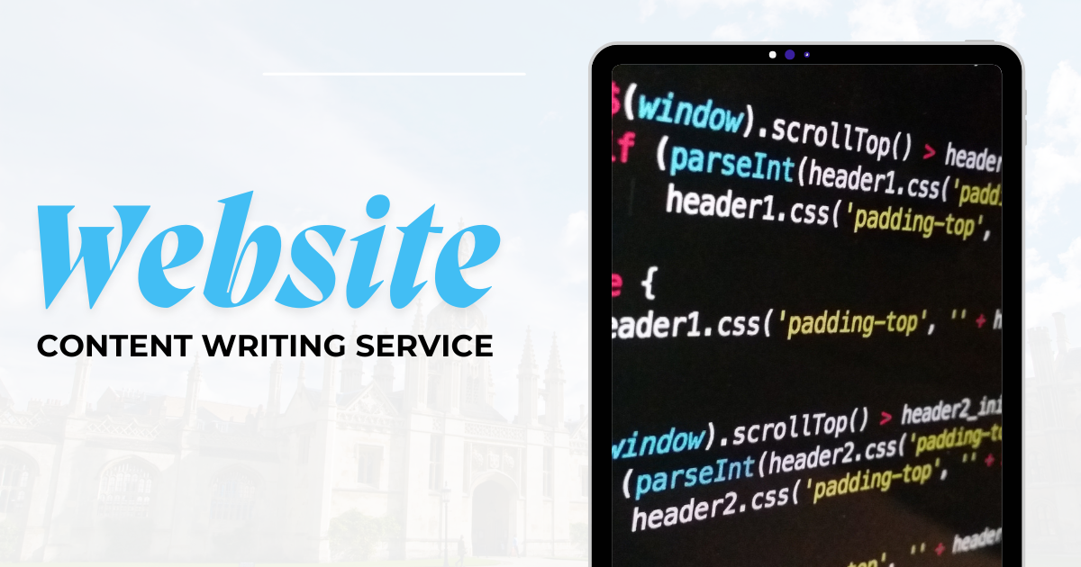 Website Content Writing Service
