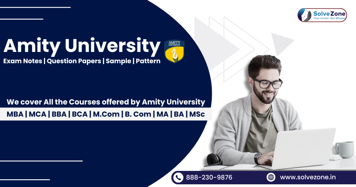 Amity University MBA Online Exam Notes